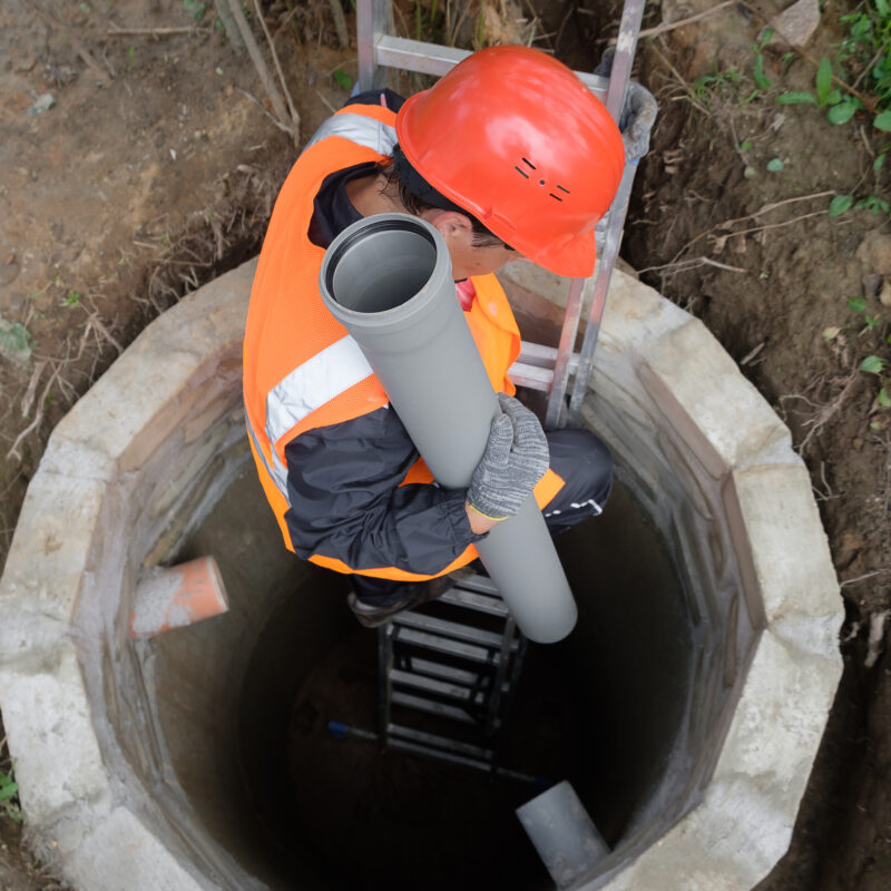 Unblock Cumbria installing a septic tank